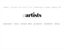 Tablet Screenshot of les-artists.com